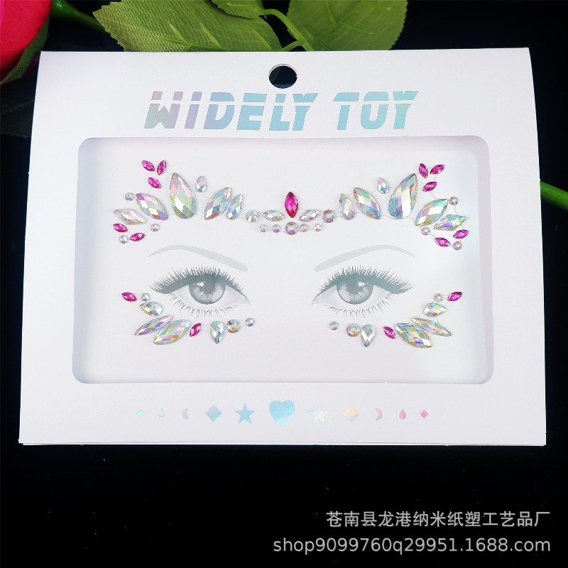 ملصقات وجه من الأكريليك اللامع - مراجعة Body Jewelry Stickers وسعره